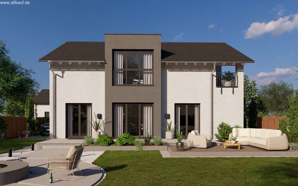 Immobilie in Höttingen - Modernes Wohnen trifft Eleganz - Das Einfamilienhaus Highline 6 als Ihr Traumhaus inklusive Baugrund - Bild 1