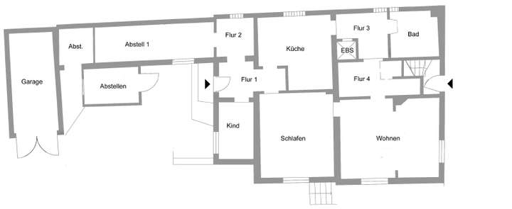 Grundriss EG Bestand