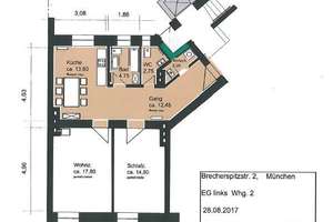 Altbaucharme - sanierte 2-Zimmer Wohnung im Hochparterre - Obergiesing – Brecherspitzstraße 2, 81541 Obergiesing, München – Vorschaubild 14