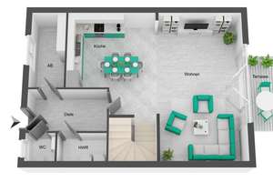 Reihenhaus zur Miete! 6 Zimmer mit Garten I 2 Stellplätze I 2 Bäder – Die vollständige Adresse der Immobilie erhältst du vom Anbieter., 6184 Kabelsketal – Vorschaubild 18