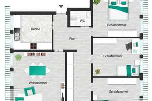 ...4–5 ZIMMER? HELLO CASHFLOW-WG!... – Die vollständige Adresse der Immobilie erhältst du vom Anbieter., 48167 Angelmodde, Münster – Vorschaubild 9