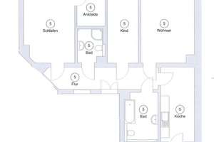 Schicke Dreiraum-Wohnung in Paunsdorf – Barbarastraße 24, 4328 Paunsdorf, Leipzig – Vorschaubild 12