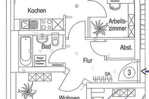 Wohnen in der Altstadt mit Einbauküche, Aufzug und Balkon – Leibnizstraße 22, 39104 Altstadt, Magdeburg – Vorschaubild 2