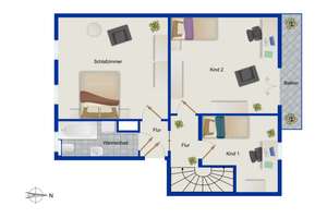 Bezugsfreie 4-Zimmer-Wohnung mit Einbauküche und zwei Balkonen in ruhiger, grüner Lage in Babelsberg – Die vollständige Adresse der Immobilie erhältst du vom Anbieter., 14482 Babelsberg Süd, Potsdam – Vorschaubild 14