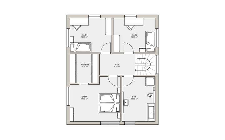 Grundriss Dachgeschoss