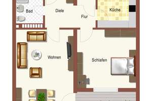 Beliebte EG Wohnung inkl. ebenerdiger Dusche – 44309 Brackel (Ortsteil), Dortmund – Vorschaubild 3