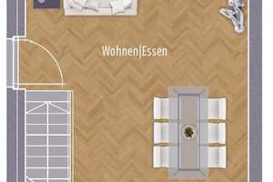 Wohnen wie im Einfamilienhaus, sep. Eingang, Direktzugang z. Keller/Hauswirtschaftsraum – Lütticher Straße 3, 40545 Niederkassel, Düsseldorf – Vorschaubild 5