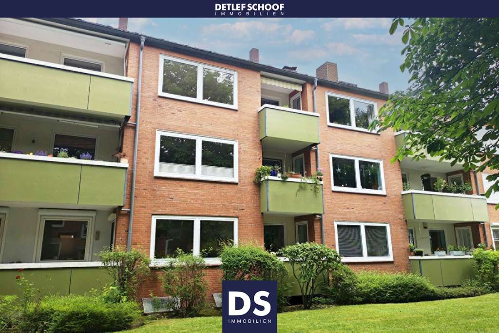 2- bis 3-Zimmer-Eigentumswohnung mit Balkon zur Kapitalanlage in Kiel-Hassee