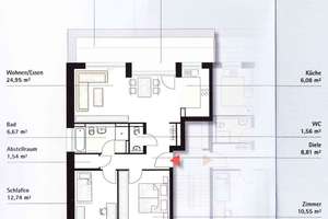 3-Zimmer DG-Wohnung mit großem Balkon in Stuttgart Nord – Nordbahnhofstraße 41, 70191 Am Pragfriedhof, Stuttgart – Vorschaubild 12