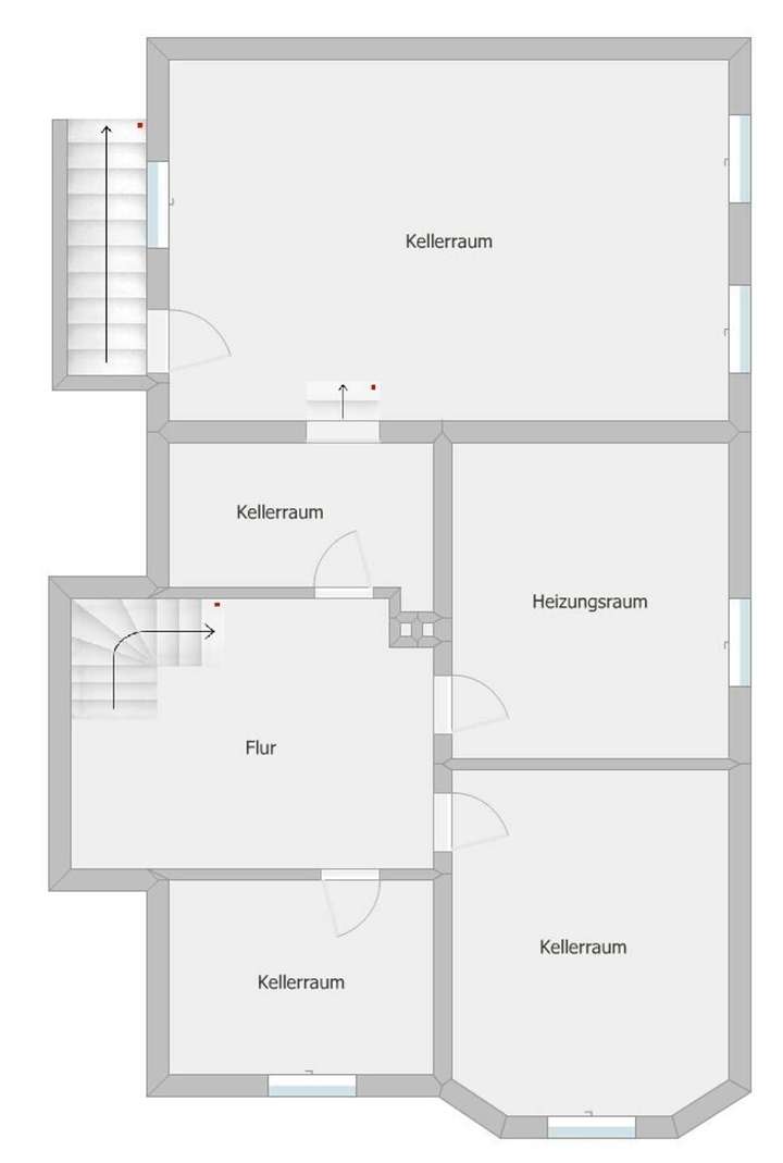 Grundrissskizze Keller