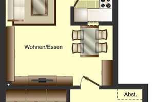 Ab 01.09. frei! 2-Zimmer-Wohnung in Düsseldorf Heerdt – 40549 Heerdt, Düsseldorf – Vorschaubild 2
