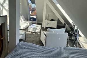 Möblierte 65  m² Dachwohnung mit Balkon in München-Sendling-Westpark, nur an eine Person – Waxensteinstrasse 34, 81377 Am Waldfriedhof, München – Vorschaubild 17