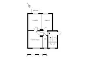 Hier findet jeder seinen Platz: 3-Zimmer-Wohnung – Hegeweg 5, 28779 Bremen – Vorschaubild 2