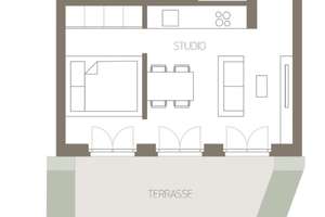 Sehr schönes 1,5 Zi. Studio(teilmöbl.)Am Dörnberg; Friedrich-Niedermayer-Str. 21, 93049 Regensburg – Friedrich-Niedermayer-Straße 21, 93049 Westenviertel, Regensburg – Vorschaubild 3