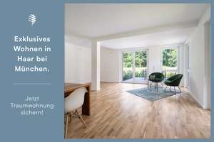 Jetzt bezugsfertig! Moderne 2-Zi.-Erdgeschosswohnung mit Terrasse nahe München
