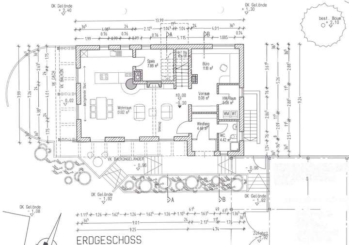 Grundriss Erdgeschoß