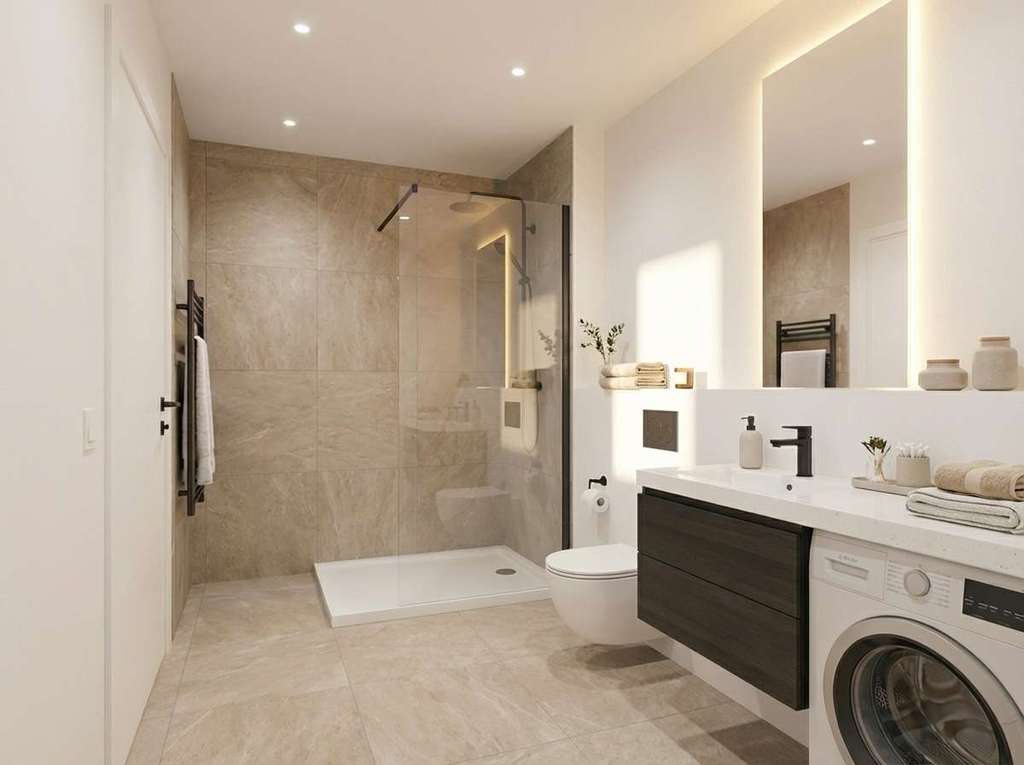 Immobilie in Isen -  Neubau 3-Zimmer-Wohnung mit Balkon – Garage geschenkt + KfW-Förderung sichern - Bild 1