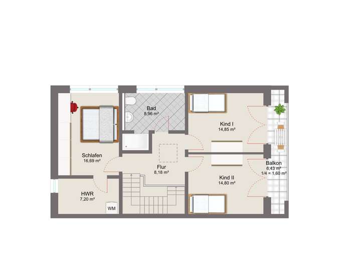 1. Obergeschoss_Haus 3