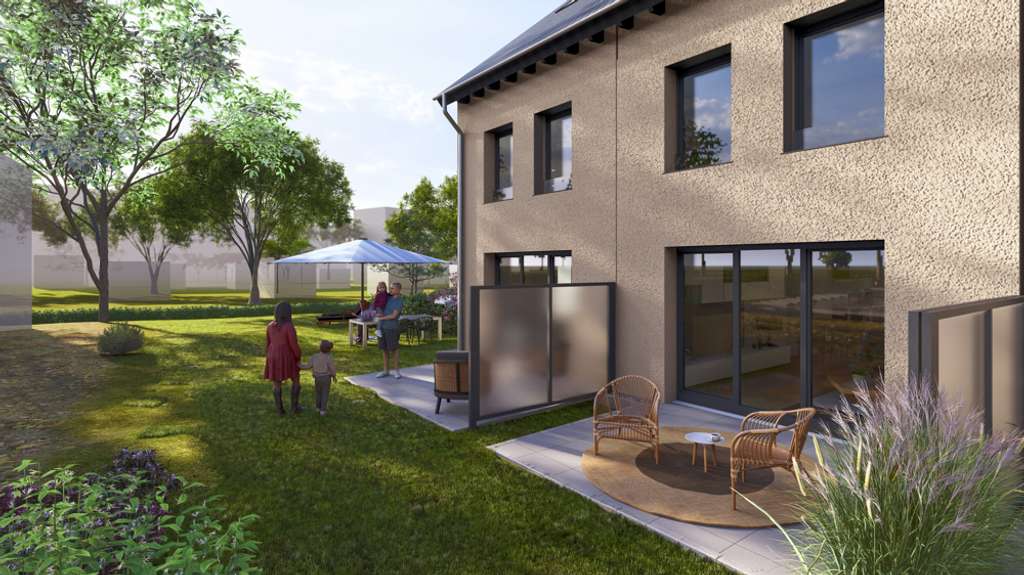 Immobilie in Obertraubling - Reihenmittelhaus KfW-55 mit ca. 120 m² Wohnfläche | Neubauprojekt in Obertraubling - Bild 0