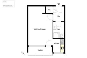 Modern sanierte 1-Zimmer-Wohnung mit Balkon in ruhiger Lage – Die vollständige Adresse der Immobilie erhältst du vom Anbieter., 12203 Lichterfelde, Berlin – Vorschaubild 13