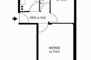 Charmante 2 Zimmer Altbauwohnung mit hohen Fenstern in Prenzlauer Berg - Berlin – Hans-Otto-Straße 26, 10407 Prenzlauer Berg, Berlin – Vorschaubild 13
