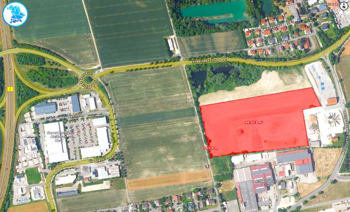 Sat. Lageplan mit Grundstüc...