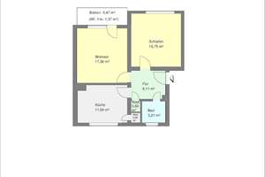 Ruhig gelegene 2-Zimmer-Wohnung in Dortmund-Hostedde – In der Liethe 57, 44329 Hostedde, Dortmund – Vorschaubild 4