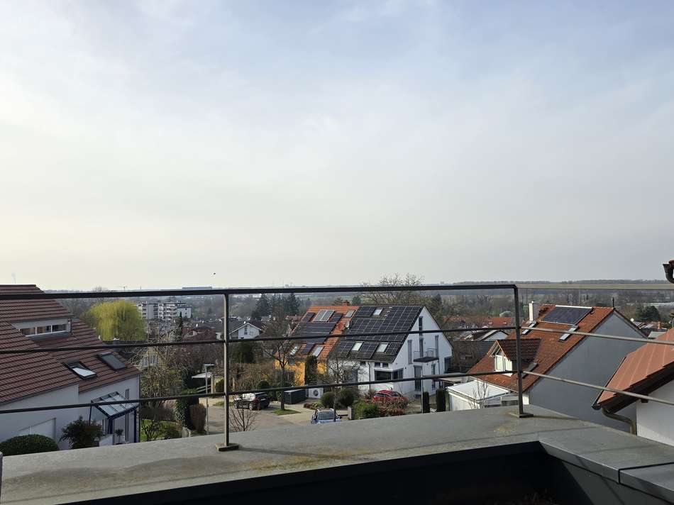 Blick von der Dachterrasse...