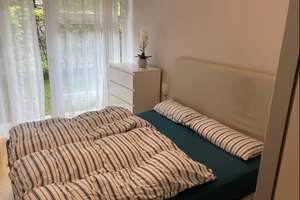 Wohnen im Grünen: 2-Zimmer-Wohnung mit Westterrasse u.  Gartenanteil Bogenhausen – 81927 Johanneskirchen, München – Vorschaubild 3