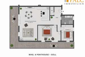 Exklusives Penthouse in Essen-Fischlaken: ca. 128 m² Wohnkomfort plus weitläufige Dachterrasse – Die vollständige Adresse der Immobilie erhältst du vom Anbieter., 45239 Fischlaken, Essen – Vorschaubild 16