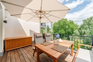 Rarität: Exklusiv möblierte Wohnung mit Blick auf den Rhein – Die vollständige Adresse der Immobilie erhältst du vom Anbieter., 40474 Golzheim, Düsseldorf – Vorschaubild 26