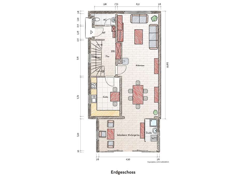 Grundriss Erdgeschoss
