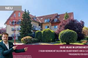 Provisionsfrei: 2-Zimmer-Kapitalanlage mit Balkon, Stellplatz & 5,30% Rendite im Leipziger Westen!