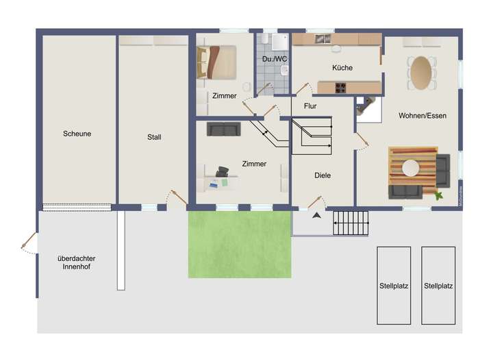 Grundriss Erdgeschoss