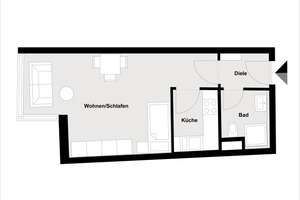 Helles Apartment mit EBK und TG-Stellplatz direkt am Rennplatz. Frei ab 01.07. – Die vollständige Adresse der Immobilie erhältst du vom Anbieter., 93049 Westenviertel, Regensburg – Vorschaubild 13