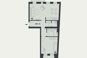 Altbaucharme in Berlin-Weißensee – provisionsfreie 2-Zimmer-Wohnung mit Balkon! – Berliner Allee 253, 13088 Weißensee, Berlin – Vorschaubild 2