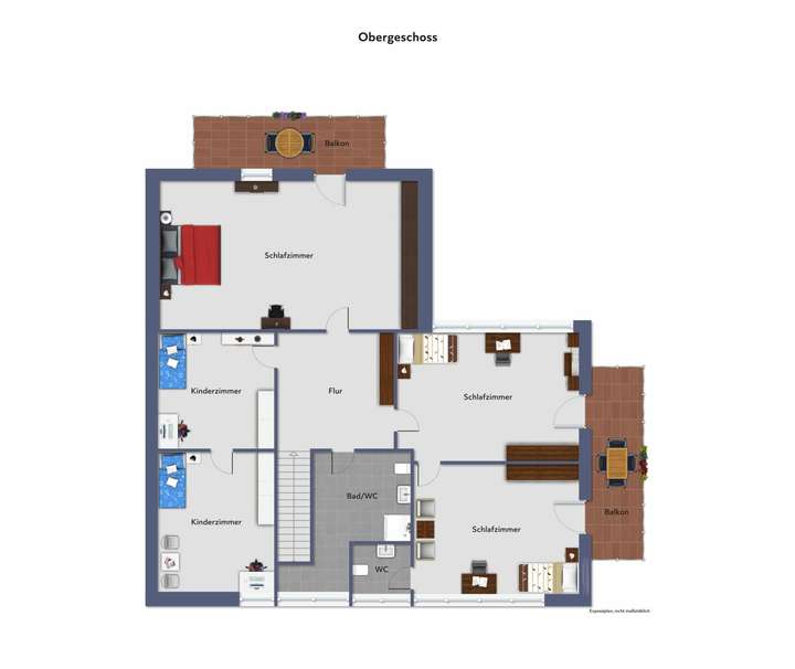 Grundriss Obergeschoss