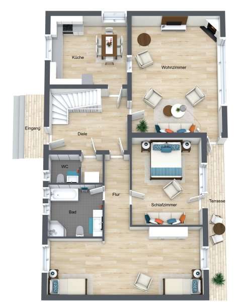 Grundriss Erdgeschoss