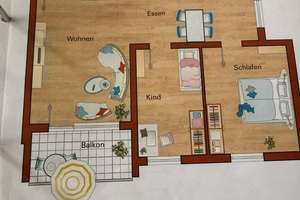 Provisionsfrei: 3-Zimmer-Wohnung mit Balkon und Aufzug – 67069 Oppau, Ludwigshafen am Rhein – Vorschaubild 23