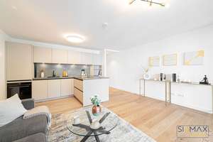 Wohnung Nr.53: Helle 1-Zimmer-Wohnung mit großzügigem, überdachten Balkon – zusätzlicher Wohnkomfort – Wagenbauerstraße 6, 81677 Parkstadt, München – Vorschaubild 4