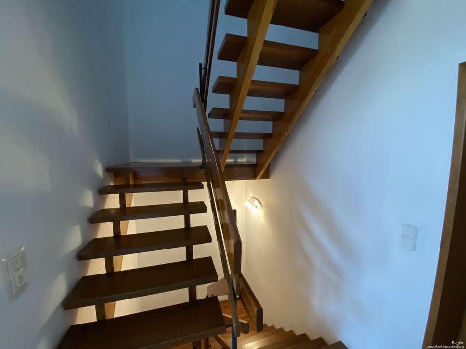 Treppe ins Dachgeschoss