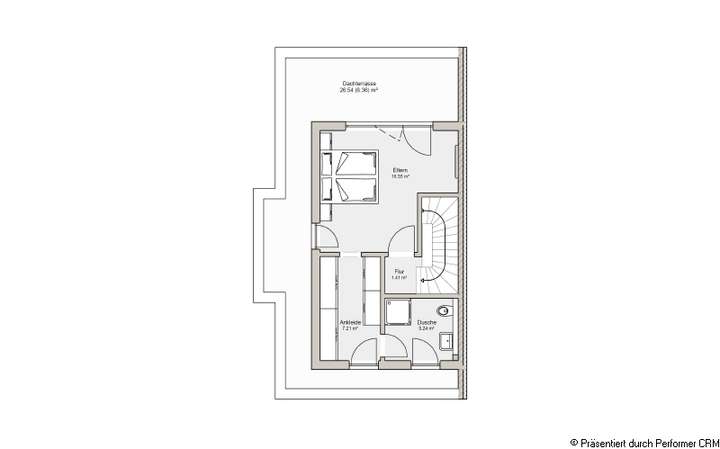 Grundriss Dachgeschoss