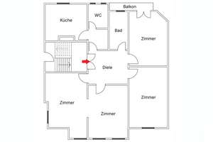 Mit Seele und Historie! 4-Zimmer-Wohnung im Malerviertel – 60596 Sachsenhausen-Nord, Frankfurt am Main – Vorschaubild 11