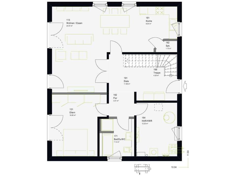 Grundriss Erdgeschoss