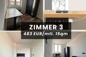 WG Pforzheim Zentrum – voll möbliert, all-inkl., ab sofort – Hohenzollernstraße 51, 75177 Nordstadt, Pforzheim – Vorschaubild 3