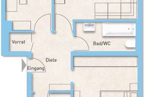 Kuscheliges Dachgeschoß - Wohnung in ruhiger Nebenstraße – Die vollständige Adresse der Immobilie erhältst du vom Anbieter., 45359 Bedingrade, Essen – Vorschaubild 11