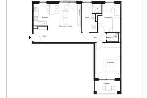 Schöne 3-Zimmer WHG mit Balkon – Steinworth 6, 30539 Bemerode, Hannover – Vorschaubild 2