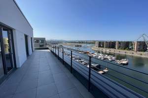 Wohnen am Wasser: Exklusives Penthouse mit Marina-Blick & Dachterrassen – Rheinallee 52, 55218 Neustadt, Mainz – Vorschaubild 5