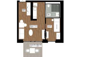 2-Zimmer Wohnung  – Wohnpark Tivoli – Typ 9 – Karlstraße 13f, 32108 Bad Salzuflen – Vorschaubild 12