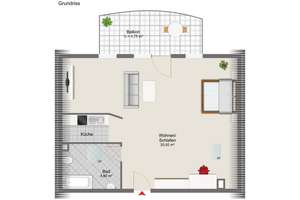 Clever geschnitten mit großem Balkon! – Die vollständige Adresse der Immobilie erhältst du vom Anbieter., 82256 Fürstenfeldbruck – Vorschaubild 9